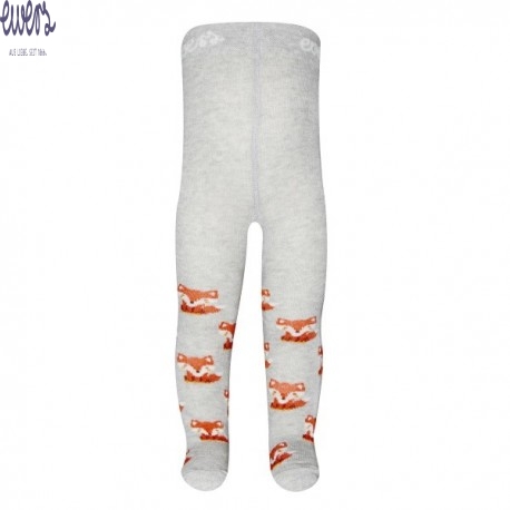 Ewers - Bio Baby Strumpfhose mit Fuchs-Motiv