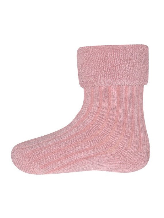 Ewers - Bio Baby Flausch Socken Doppelpack, rosa