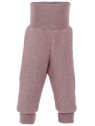 ENGEL - Bio Baby Fleece Hose mit Nabelbund, Wolle, rosenholz