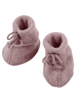 ENGEL - Bio Baby Fleece Schuhe, Wolle, rosenholz