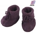 ENGEL - Bio Baby Fleece Schuhe, Wolle, lila