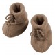 ENGEL - Bio Baby Fleece Schuhe, Wolle, walnuss