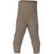 ENGEL - Bio Baby Hose mit Nabelbund, Wolle/Seide, walnuss