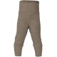 ENGEL - Bio Baby Hose mit Nabelbund, Wolle/Seide, walnuss