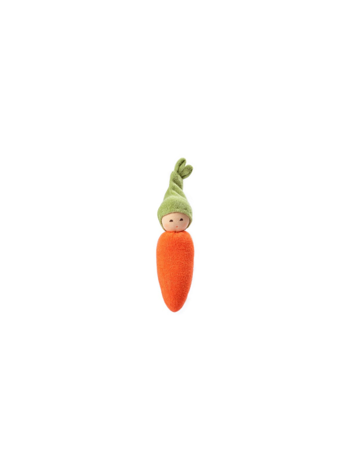 Nanchen Natur - Bio Baby Rassel Möhrchen 14cm