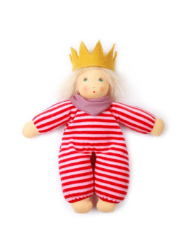 Nanchen Natur - Bio Baby Schmusepuppe "Königin Luise" 33cm