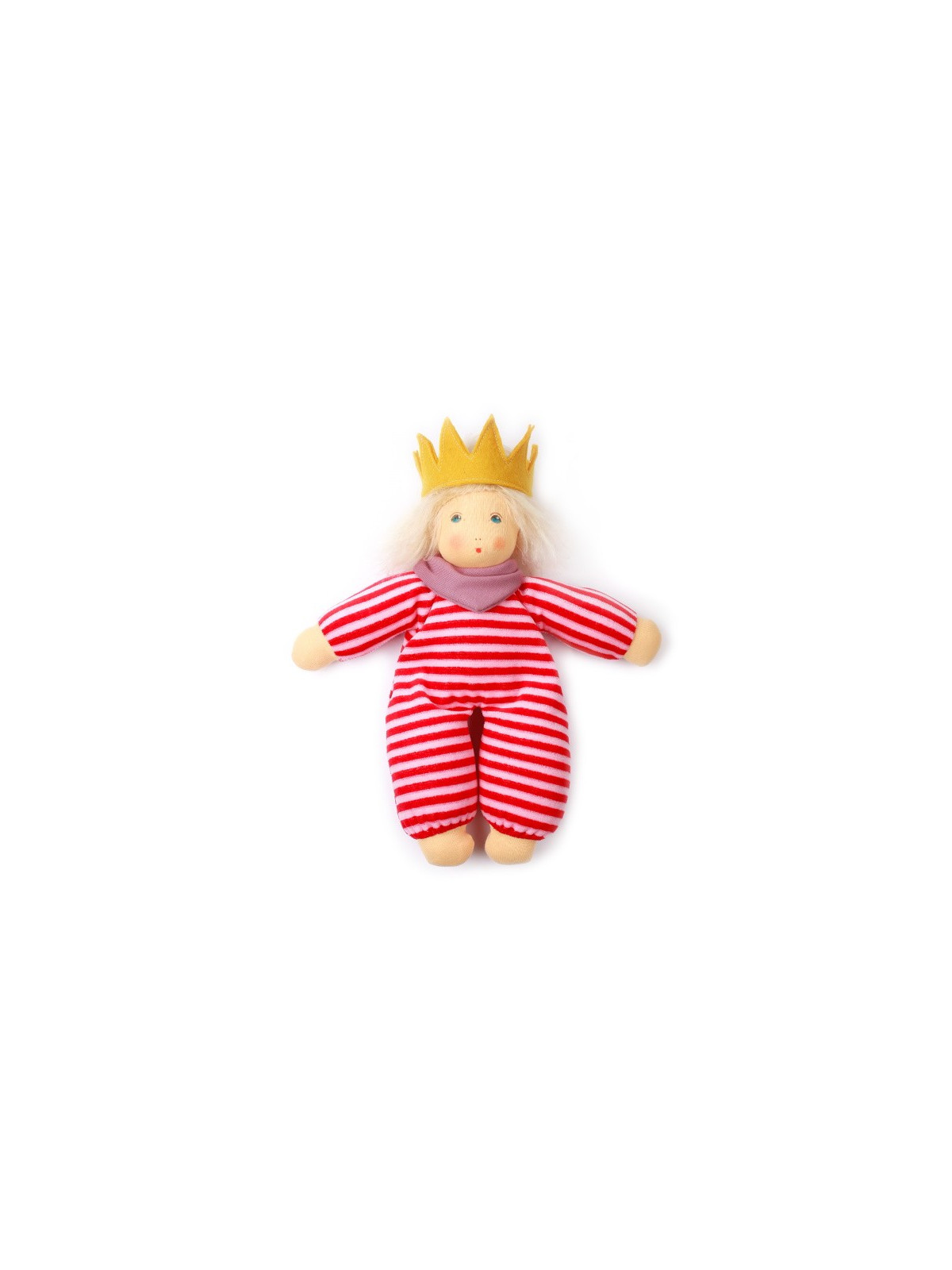 Nanchen Natur - Bio Baby Schmusepuppe "Königin Luise" 33cm