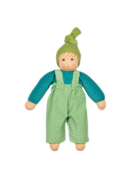 Nanchen Natur - Bio Baby Schmusepuppe "Sommerbub Jakob" 35cm