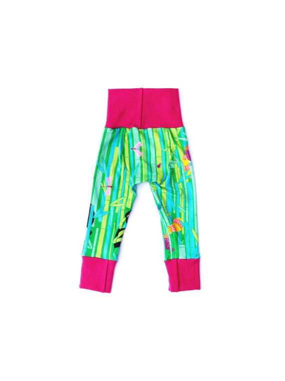 merle kids - Bio Kinder Leggings mit Panda-Motiv