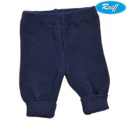 Reiff - Bio Strickhose Wolle marine