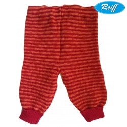 Reiff - Bio Strickhose Wolle burgund/cayenne