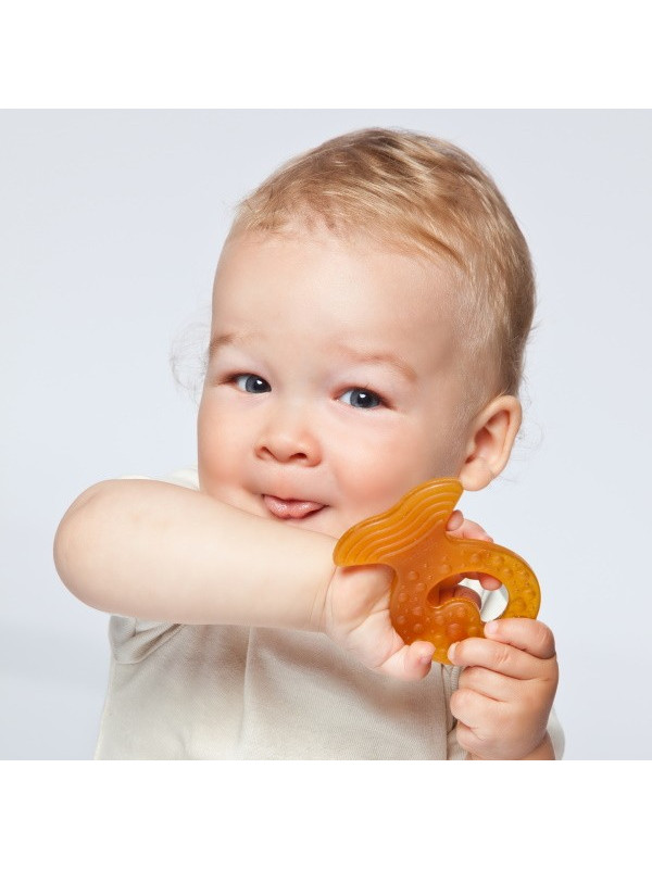 Grünspecht Naturprodukte - Bio Beißring Fisch aus Naturkautschuk