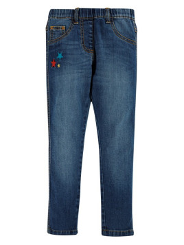 frugi - Bio Kinder Jeggings "Julie" mit Sternen-Stickerei