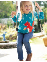 frugi - Bio Kinder Jeggings "Julie" mit Sternen-Stickerei