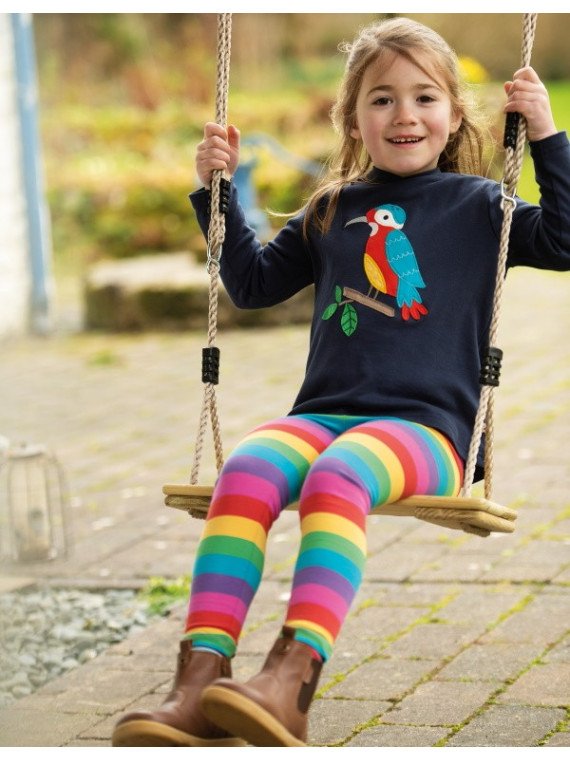 frugi - Bio Kinder Leggings "Libby" Regenbogen