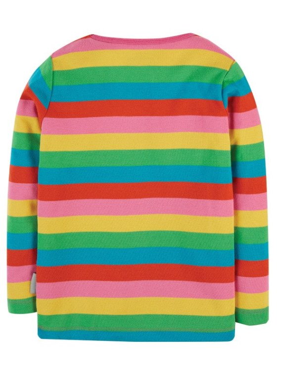 frugi - Bio Kinder Langarmshirt Regenbogen
