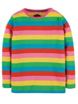 frugi - Bio Kinder Langarmshirt Regenbogen