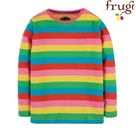 frugi - Bio Kinder Langarmshirt Regenbogen