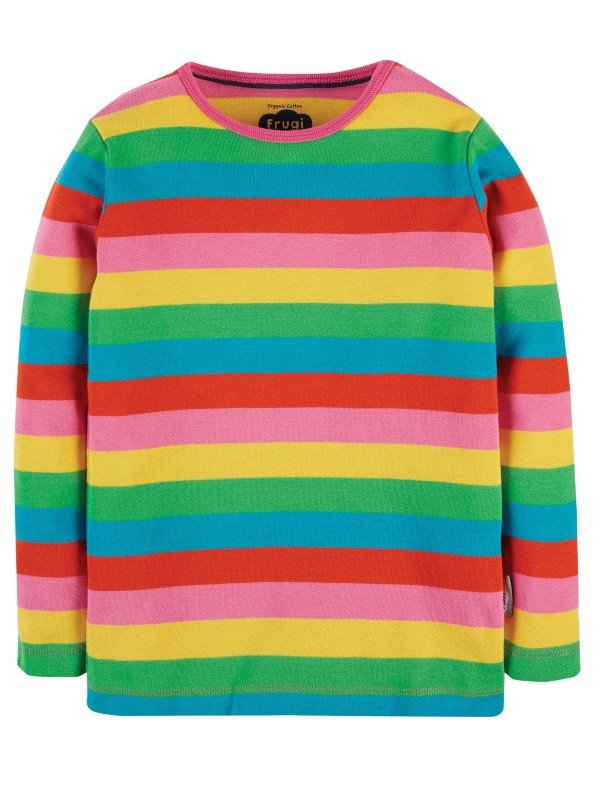 frugi - Bio Kinder Langarmshirt Regenbogen
