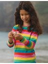 frugi - Bio Kinder Langarmshirt Regenbogen