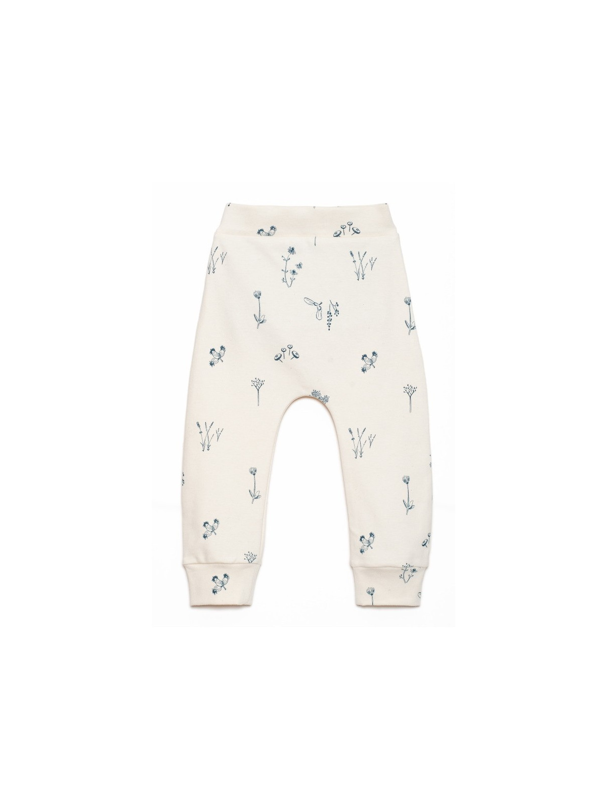 ORGANIC by Feldman - Bio Baby Jersey Hose mit Pflanzen Genuss-Motiv