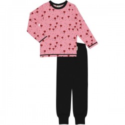 Maxomorra - Bio Kinder Schlafanzug mit Lollipop-Allover