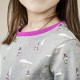 LIVING CRAFTS - Bio Kinder Schlafanzug langarm mit Berge-Motiv, pink