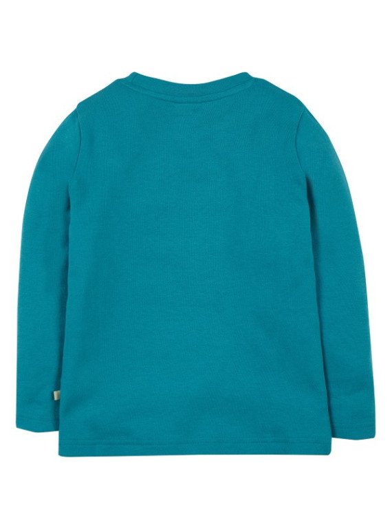 frugi - Bio Baby Langarmshirt "Magic Number" mit Sternen-Applikation