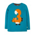 frugi - Bio Kinder Langarmshirt "Magic Number" mit Fuchs-Applikation