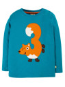 frugi - Bio Baby Langarmshirt "Magic Number" mit Fuchs-Applikation