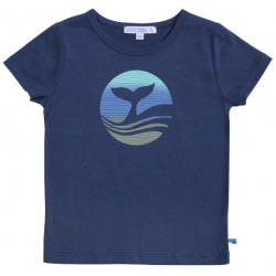 Enfant Terrible - Bio Kinder T-Shirt mit Walflossen-Druck