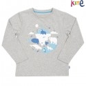 kite kids - Bio Kinder Langarmshirt mit Polarwelt-Druck