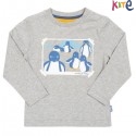 kite kids - Bio Kinder Langarmshirt mit Pinguin-Druck