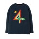 frugi - Bio Kinder Langarmshirt "Magic Number" mit Rakten-Applikation