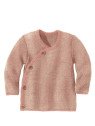 disana - Bio Baby Wickeljacke, Wolle, rosa