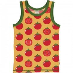 Maxomorra - Bio Kinder Unterhemd mit Tomaten-Allover