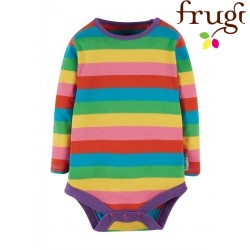 frugi - Bio Baby Body Regenbogen