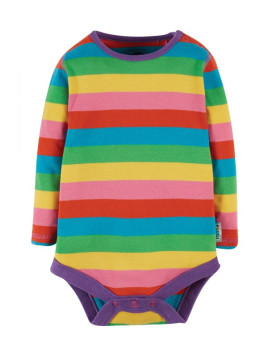 frugi - Bio Baby Body Regenbogen