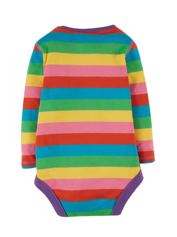 frugi - Bio Baby Body Regenbogen