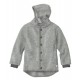 disana - Bio Baby Walkjacke, Wolle, grau