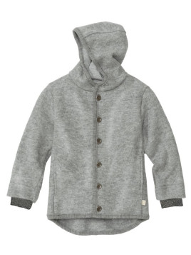 disana - Bio Baby Walkjacke, Wolle, grau