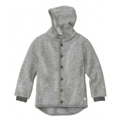 disana - Bio Baby Walkjacke, Wolle, grau