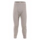 LIVING CRAFTS - Bio Kinder Unterhose lang geringelt, Wolle/Seide, grau