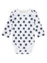 Sense Organics - Bio Baby Body "Yvon" mit großen Sternen-Allover