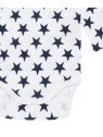 Sense Organics - Bio Baby Body "Yvon" mit großen Sternen-Allover