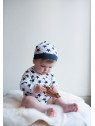 Sense Organics - Bio Baby Body "Yvon" mit großen Sternen-Allover