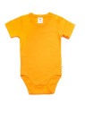 Leela Cotton - Bio Baby Body kurzarm, sonnengelb
