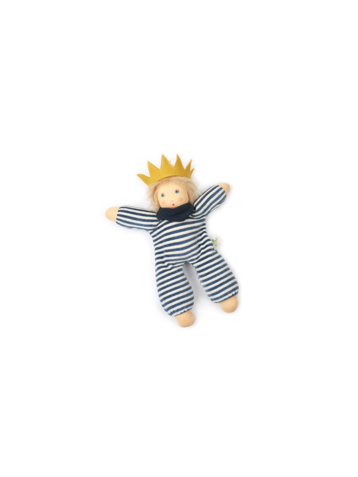 Nanchen Natur - Bio Baby Schmusepuppe "König Oskar" 33cm
