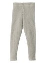 disana - Bio Baby Strick Leggings, Wolle, grau