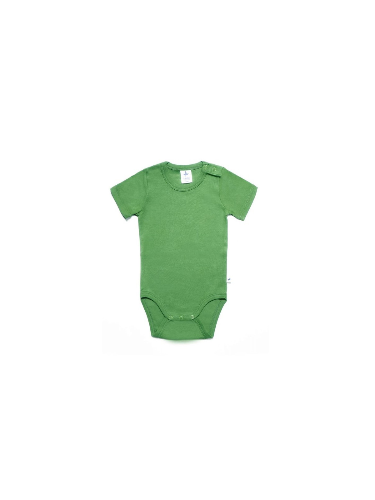 Leela Cotton - Bio Baby Body kurzarm, waldgrün